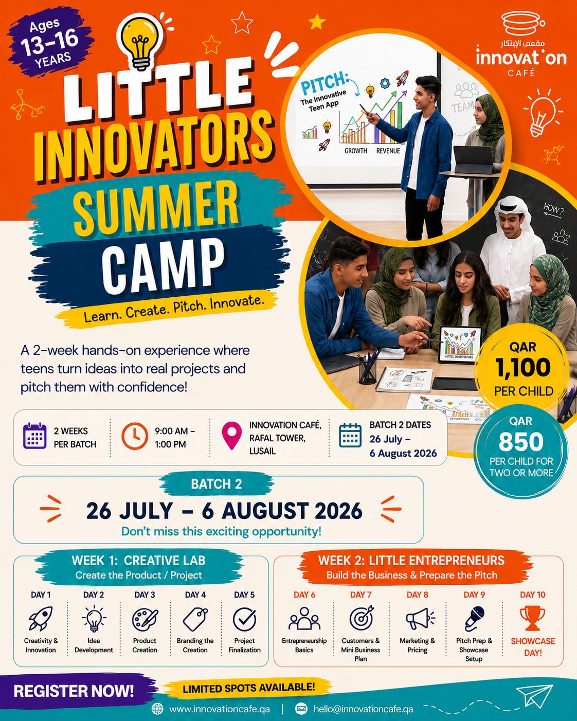 Little Innovators Summer Camp Batch Two - 26 July